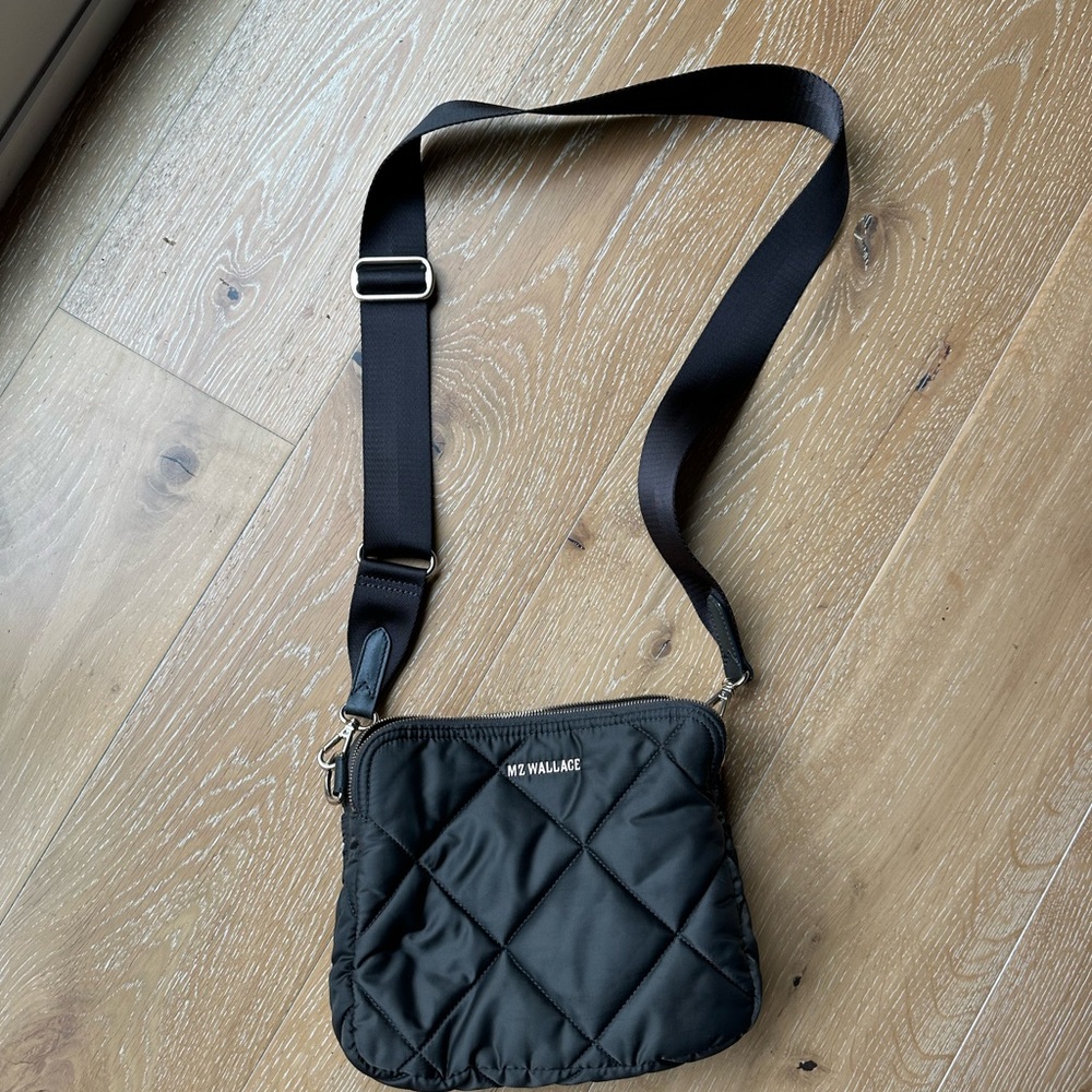 MZ Wallace Gray (Magnet color) Madison Crossbody Bag